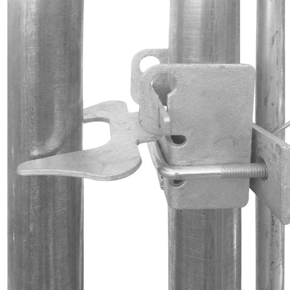 Padoc Câini Exterior cu Acoperiș 760x190x225 cm