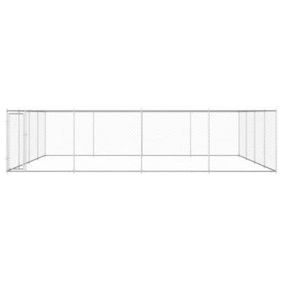 Padoc Câini Exterior - 760x760x185 cm - Oțel Galvanizat