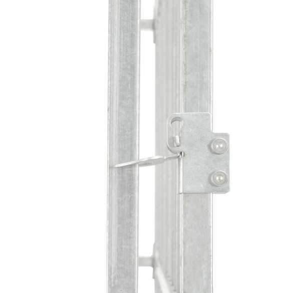 Padoc Câini Exterior - 760x760x185 cm - Oțel Galvanizat