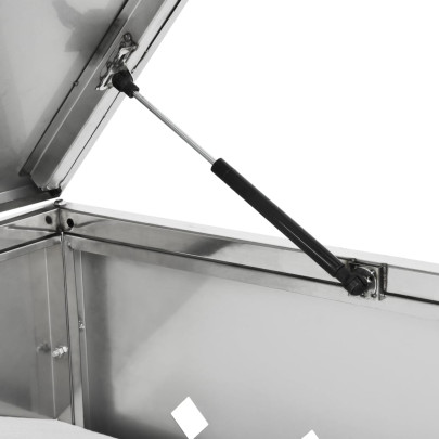 Magazie Pubelă Inox 240L - 2 Pubele | Livrare Gratuită