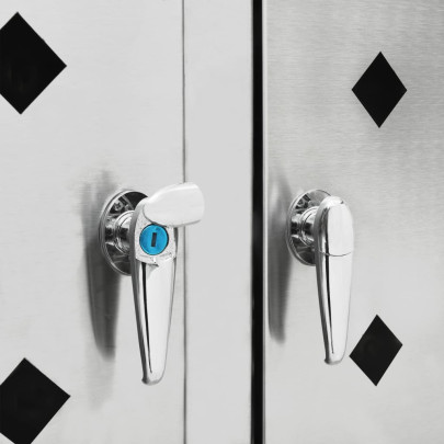 Magazie Pubelă Inox 240L - 2 Pubele | Livrare Gratuită