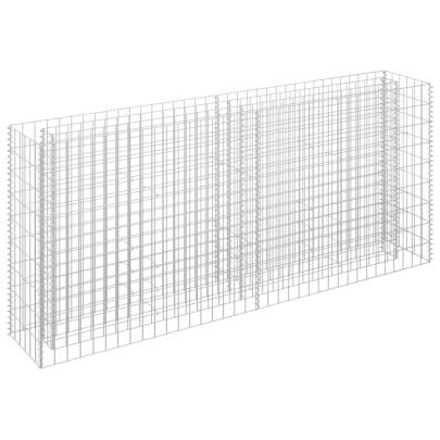 Strat Înălțat Gabion 180x30x90cm - Oțel Galvanizat Rezistent