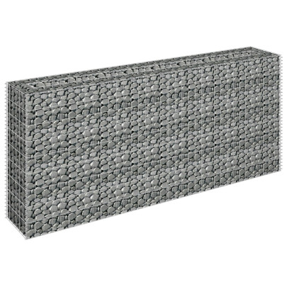 Strat Înălțat Gabion 180x30x90cm - Oțel Galvanizat Rezistent