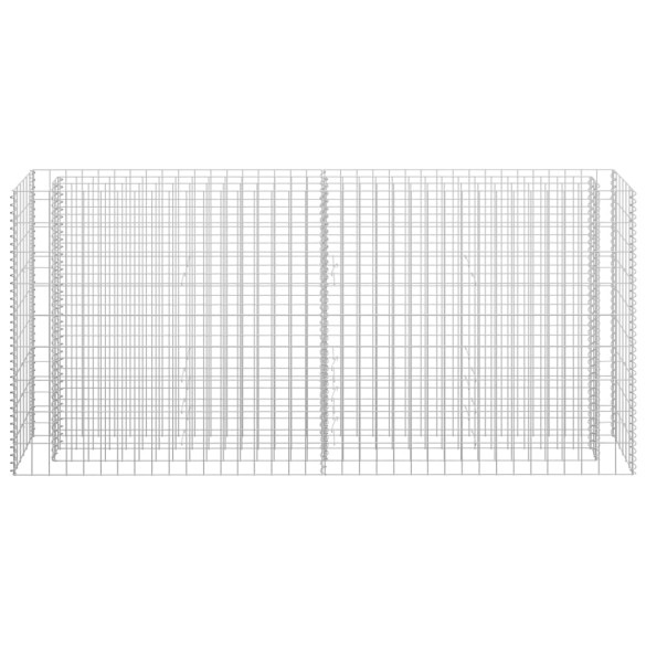 Strat Înălțat Gabion 180x30x90cm - Oțel Galvanizat Rezistent