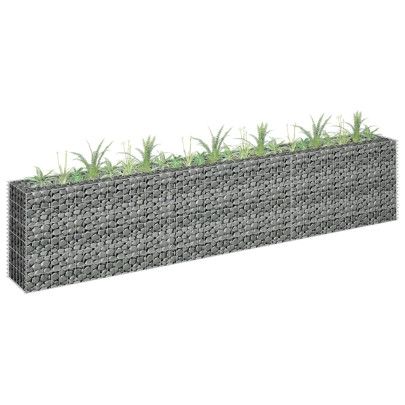 Strat Înălțat Gabion Oțel Galvanizat 270x30x60 cm