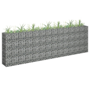 Strat Înălțat Gabion 270x30x90cm - Oțel Galvanizat