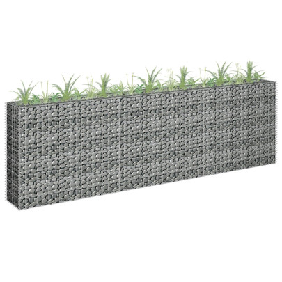 Strat Înălțat Gabion 270x30x90cm - Oțel Galvanizat