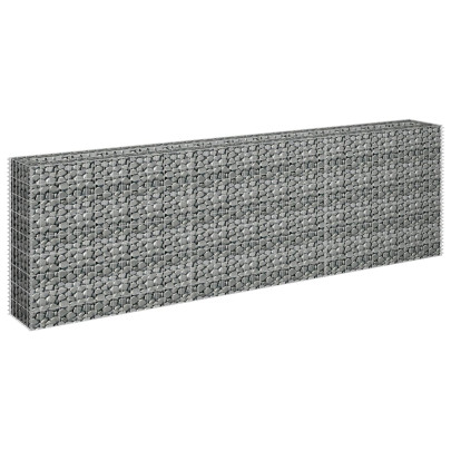 Strat Înălțat Gabion 270x30x90cm - Oțel Galvanizat