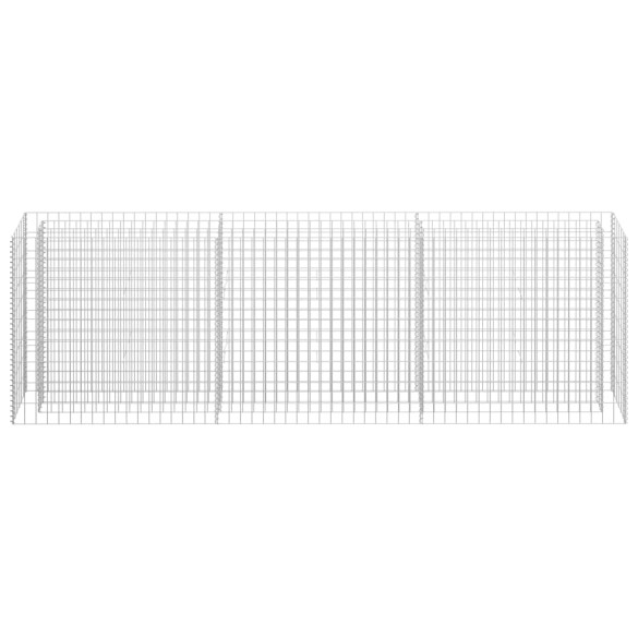 Strat Înălțat Gabion 270x30x90cm - Oțel Galvanizat