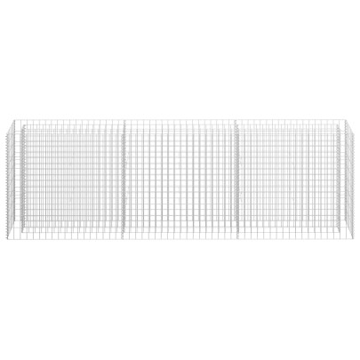 Strat Înălțat Gabion 270x30x90cm - Oțel Galvanizat