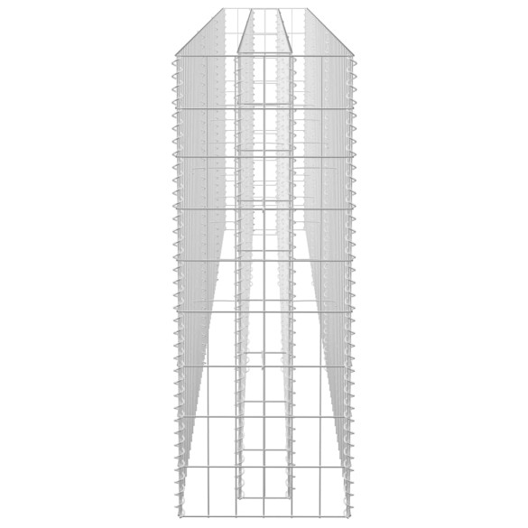 Strat Înălțat Gabion 270x30x90cm - Oțel Galvanizat