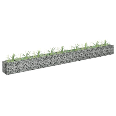 Strat Gabion Oțel Inoxidabil 360x30x30 cm - Livrare Gratuită