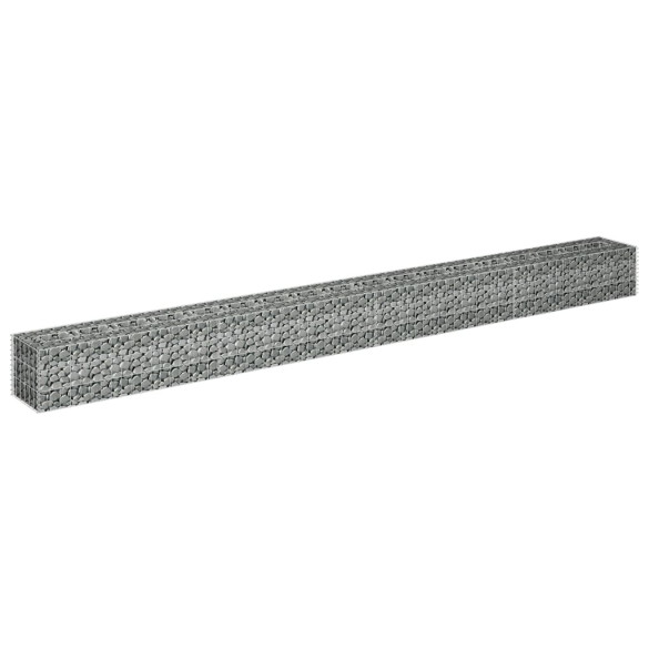 Strat Gabion Oțel Inoxidabil 360x30x30 cm - Livrare Gratuită