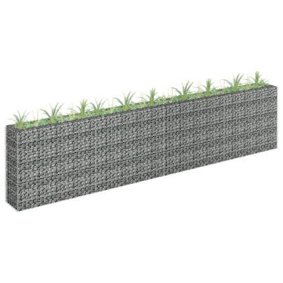 Strat Înălțat Gabion 360x30x90 cm - Oțel Galvanizat