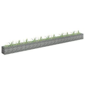 Strat Înălțat Gabion 450x30x30 cm - Oțel Galvanizat