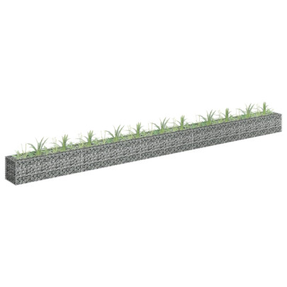 Strat Înălțat Gabion 450x30x30 cm - Oțel Galvanizat