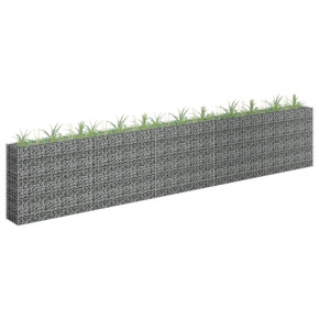 Strat Gabion Înălțat 450x30x90 cm - Oțel Inoxidabil