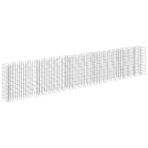 Strat Gabion Înălțat 450x30x90 cm - Oțel Inoxidabil 2