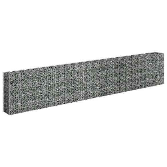 Strat Gabion Înălțat 450x30x90 cm - Oțel Inoxidabil