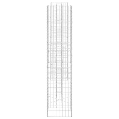 Jardinieră Gabion Formă H - 260x40x180 cm - Oțel