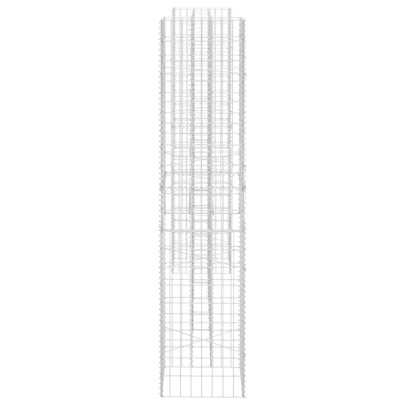 Jardinieră Gabion Formă H - 260x40x200 cm - Oțel Rezistent