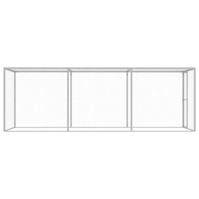 Cușcă Pisici Mare Exterior - Oțel Galvanizat Rezistent