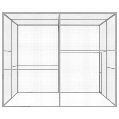 Cușcă Pisici Exterior 3x3x2.5m - Oțel Galvanizat | Livrare Gratuită