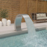 Fântână de piscină cu LED - 22x60x70 cm - oțel inoxidabil 304