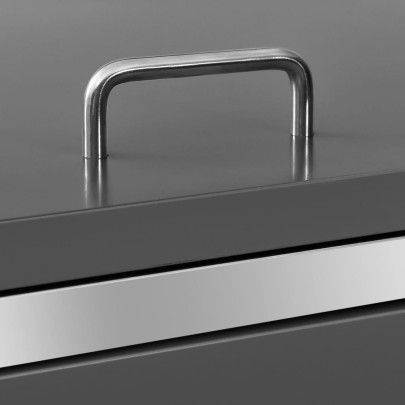 Magazie Pubelă Exterior - Oțel Inoxidabil 112cm