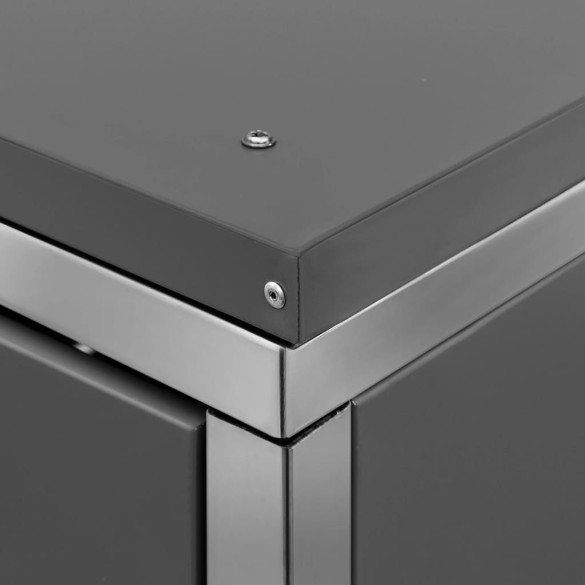 Magazie Pubelă Exterior - Oțel Inoxidabil 112cm