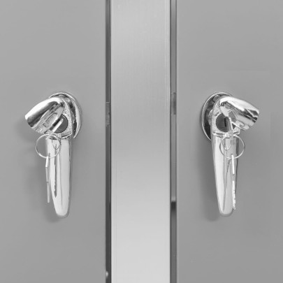 Magazie 3 Pubele - Oțel Inoxidabil | Livrare Gratuită