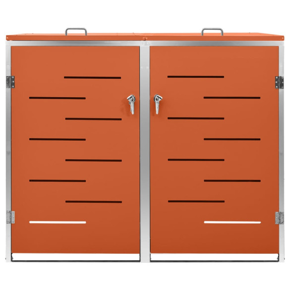 Magazie Pubelă Oțel Inoxidabil - 138x77,5x112,5 cm