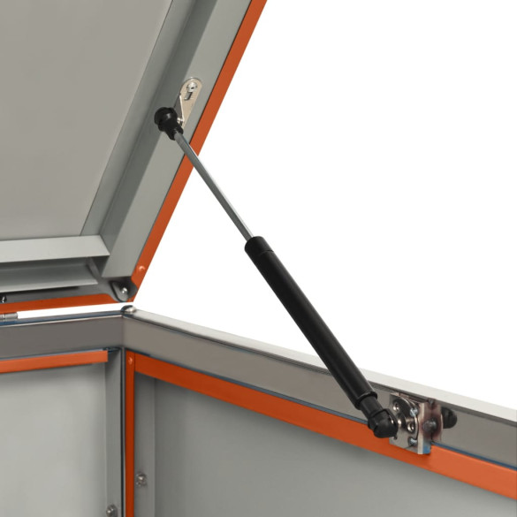 Magazie Pubelă Oțel Inoxidabil - 138x77,5x112,5 cm