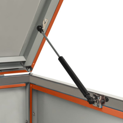 Magazie Pubelă Oțel Inoxidabil - 138x77,5x112,5 cm