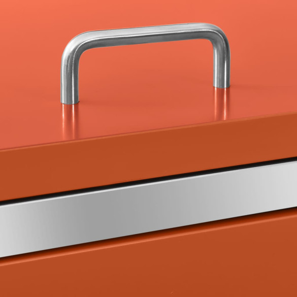 Magazie Pubelă Oțel Inoxidabil - 138x77,5x112,5 cm