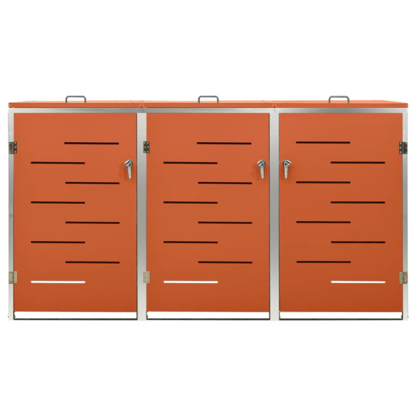 Magazie 3 Pubele - Oțel Inoxidabil | Livrare Gratuită