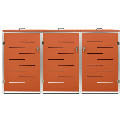 Magazie 3 Pubele - Oțel Inoxidabil | Livrare Gratuită