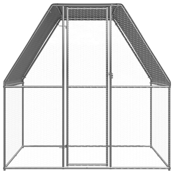 Coteț Păsări Exterior 2x2x2m - Oțel Galvanizat | Livrare Gratuită