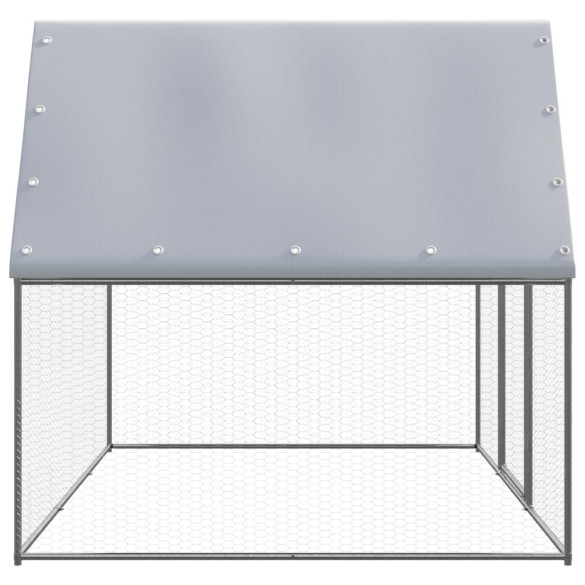 Coteț Păsări Exterior 3x2x2m - Oțel Galvanizat