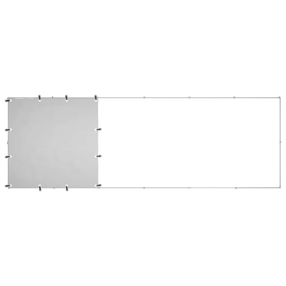 Padoc Câini Mare 330x110 cm - Oțel Rezistent cu Acoperiș