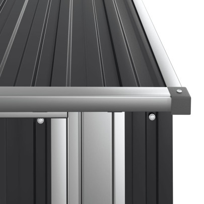 Șopron Grădină Antracit - Oțel Zincat | Livrare Gratuită