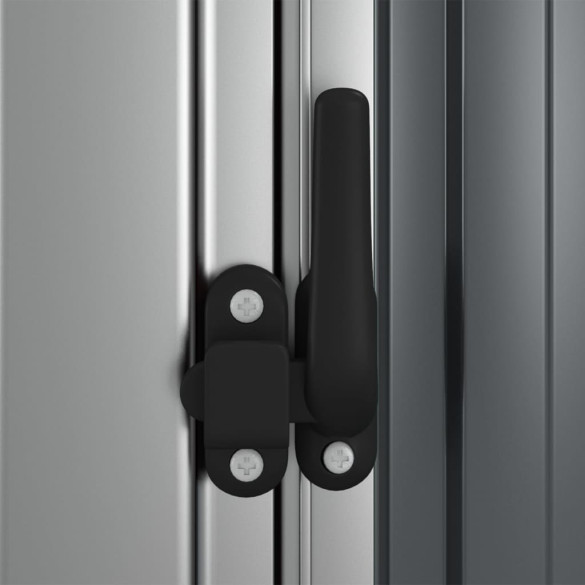 Magazie Gradină Gri - Oțel Galvanizat | Depozitare Sigură