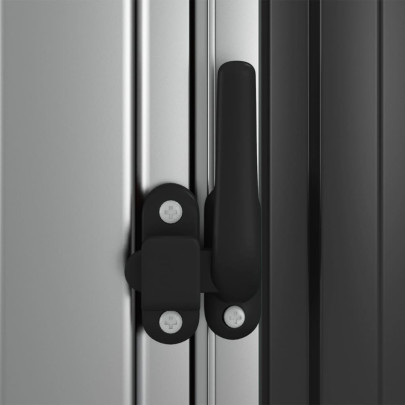 Șopron Grădină Antracit - Oțel Zincat 180x97x209 cm