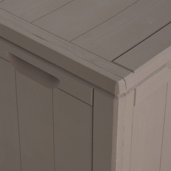 Cutie Depozitare Grădină 270L Ratan Maro - Livrare Gratuită