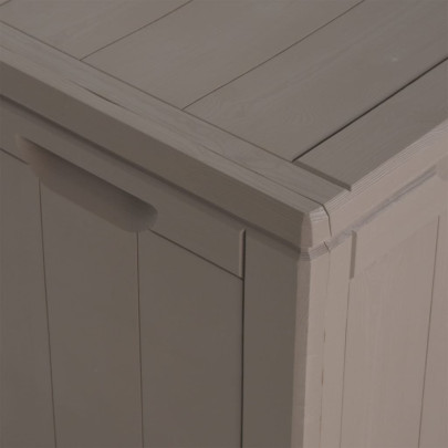 Cutie Depozitare Grădină 270L Ratan Maro - Livrare Gratuită