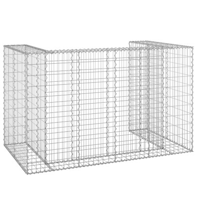 Perete Gabion Pubele Oțel Galvanizat 180x100x110 cm