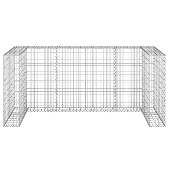 Perete Gabion Pubele Oțel Galvanizat 254x100x110 cm