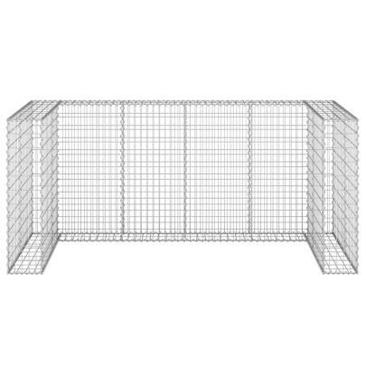 Perete Gabion Pubele Oțel Galvanizat 254x100x110 cm