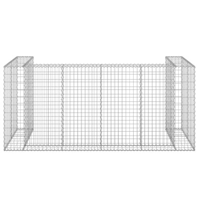 Perete Gabion Pubele Oțel Galvanizat 254x100x110 cm