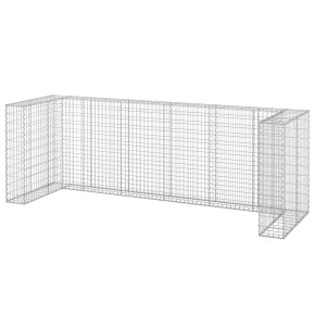 Perete Gabion Pubele - Oțel Galvanizat 325x100x110 cm 2
